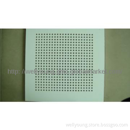 perforated gypsum acoustic panel